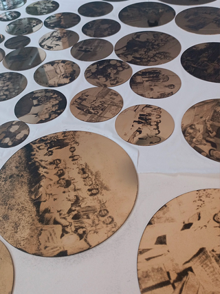 Nuêter – Costellazioni nelle Terre Matildiche, Inchiostrazione delle matrici.