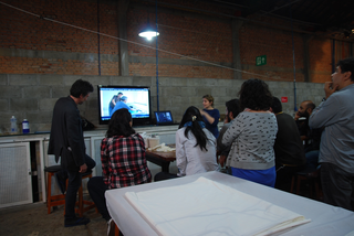 Oficinas de creatividade, Incontro con Cristian Boffelli. La serigrafia e i grandi formati. Introduzione.