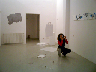 A Slice of Sky. Nuvola da Viaggio, Installazione matrici e libri a Milano