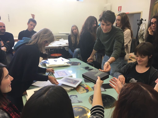 La stampa per l'arte, Presentazione A14. Scuola di Pittura, aula di Incisione.