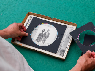 Nuêter – Costellazioni nelle Terre Matildiche, Festa di Sconfinamenti. Gioco_proposta la selezione di porzioni di immagini. Centro Sociale Autogestito Borzano di Canossa (RE). © Camila Schuliaquer