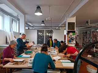 Matrice, confine e relazione, Incisione delle matrici in legno. Xilografia.