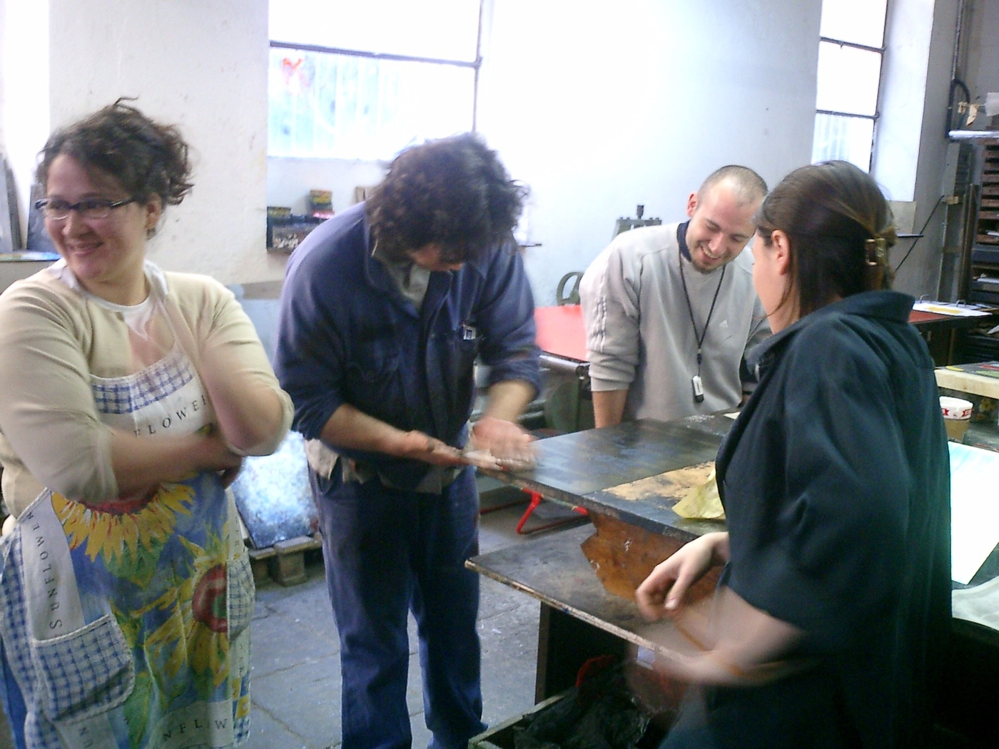 La stampa nell'arte e comunicazione, Stampa di matrici calcografiche. 