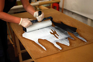 La dimensione nascosta, Inchiostrazione matrici.