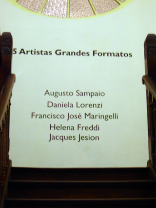 Cinco artistas Grandes Formatos, MAC Museo di arte contemporanea, Curitiba,PR, Brasile.